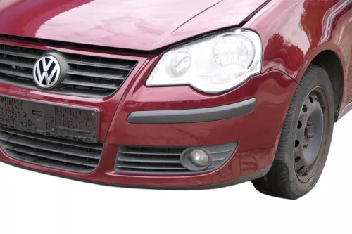 VW Polo 9N3 Stoßstange vorne Frontstoßstange Stoßfänger rot LC3R Grill (183813)