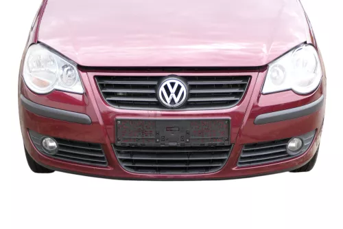 VW Polo 9N3 Stoßstange vorne Frontstoßstange Stoßfänger rot LC3R Grill (183813)