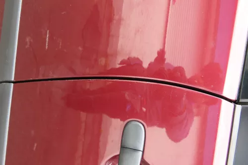 Polo 9N 9N3 Tür vorne rechts Beifahrertür 2/3-Türer rot LC3R ohneAnbauteile (183819)