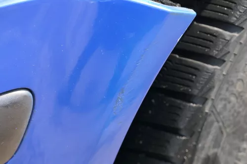 VW Golf 4 1J Stoßstange vorne Stoßfänger vorn blau LW5Z (183849)