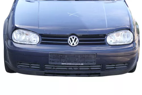 VW Golf 4 1J Stoßstange vorne Stoßfänger vorn blau LA5G (183891)