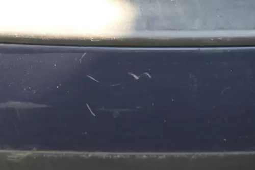 VW Golf 4 Bora Kombi Stoßstange hinten Heckstoßstange Stoßfänger blau LA5G (183899)