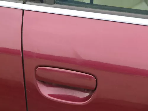 Audi A6 4B C5 Tür nur Türblatt vorne rechts Beifahrertür rot LZ3L - Dellen! (184091)