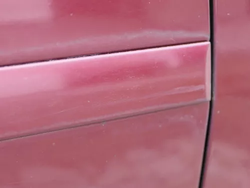 Audi A6 4B C5 Tür nur Türblatt vorne rechts Beifahrertür rot LZ3L - Dellen! (184091)