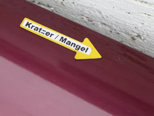 Audi A6 4B Kotflügel vorne rechts rot LZ3L (bis ca.Mitte 2001 passend   (184101)