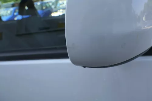 VW Lupo Arosa elektrischer Spiegel Außenspiegel rechts weiß LB9A (184167)