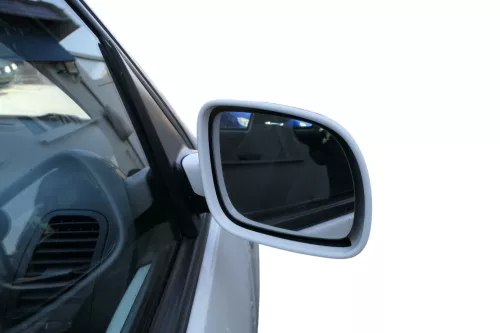 VW Lupo Arosa elektrischer Spiegel Außenspiegel rechts weiß LB9A (184167)
