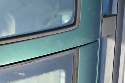 VW Golf 4 Bora Tür hinten links nur Kombi / Variant grün LC6M - ohne Anbauteile (184182)