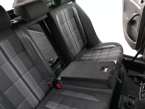 Golf 6 5K Kombi Sitze hinten Rückbank Rücksitzbank 3 Punkt Gurt Lehne OHNE-Kopfs (184245)