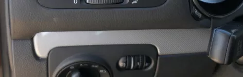 VW Golf 6 5K Leiste Abdeckung Dekor grau silber honeycomb rechts + links (184253)