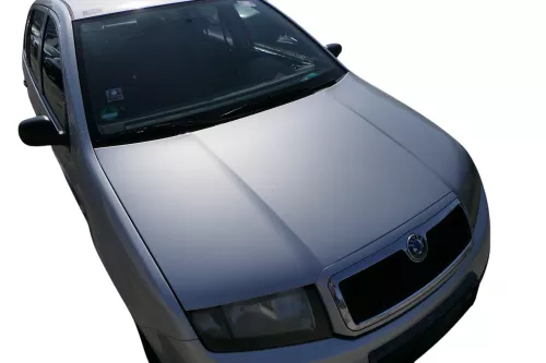 Skoda Fabia 6Y Motorhaube Klappe vorne silber LF7T vorn     (OHNEgrill!) (184278)
