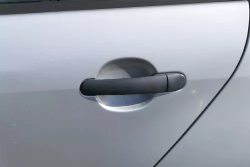 Fabia 6Y Combi Variant Kombi Tür hinten links silber grau LF7T ohne Anbauteile (184283)