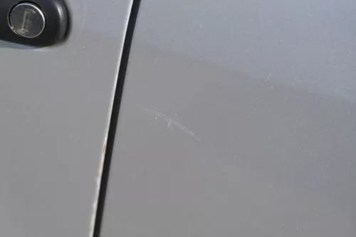 Fabia 6Y Combi Variant Kombi Tür hinten links silber grau LF7T ohne Anbauteile (184283)