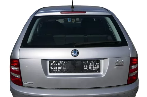 Skoda Fabia 6Y Combi Kombi Heckklappe Kofferraumklappe Klappe silber grau LF7T