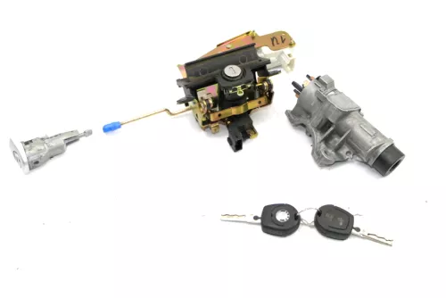 Skoda Octavia 1U Schloßsystem Türschloß 2x Funk Schlüssel Schloß Zündschloß Tür (184339)