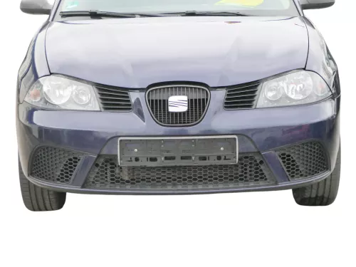 Seat Ibiza 6L Stoßstange Frontstoßstange vorne blau LW5U ab Ende 2006 Facelift (184378)