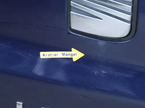 Ibiza 6L Heckklappe Klappe hinten Kofferraumklappe blau LS5G - ohne Spoiler (184391)