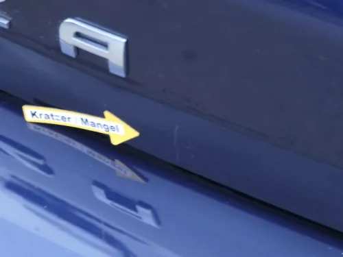 Ibiza 6L Heckklappe Klappe hinten Kofferraumklappe blau LS5G - ohne Spoiler (184391)