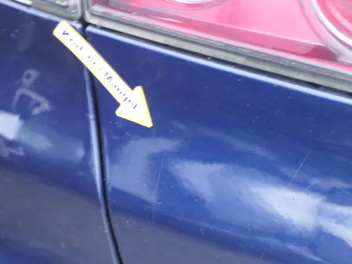 Ibiza 6L Heckklappe Klappe hinten Kofferraumklappe blau LS5G - ohne Spoiler (184391)