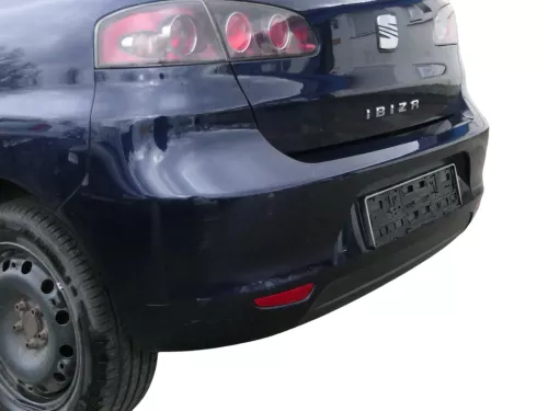 Seat Ibiza 6L Stoßstange Heckstoßstange hinten blau LW5U Facelift (184392)