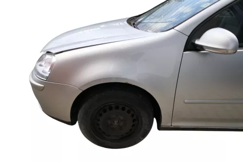 VW Golf 5 V 1K Kotflügel vorne links silber LA7W reflexsilber       Rost (184417)