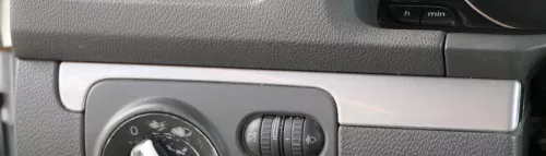 VW Golf 5 1K Verkleidung Abdeckung Dekor silber links + rechts silber grau (184440)