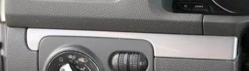 VW Golf 5 1K Verkleidung Abdeckung Dekor silber links + rechts silber grau