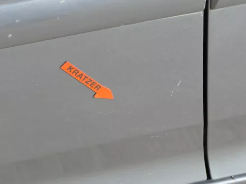 Golf 5 V 1K Tür Türblatt vorne links Fahrertür 4/5-Türer grau LA7T + Rahmen (184452)