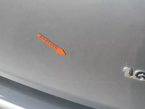 VW Golf 5 V Heckklappe hinten Kofferraumklappe + Scheibe grau LA7T (184453)