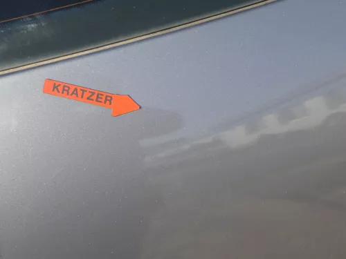 VW Golf 5 V Heckklappe hinten Kofferraumklappe + Scheibe grau LA7T (184453)
