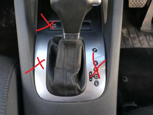 VW Golf 5 1K Schaltknauf Schaltknüppel Schaltsack Automatik DSG (184465)
