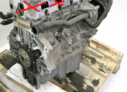 VW Golf 5 A3 8P NUR Motorblock BLOCK 1,6 FSI 115PS Motor BLF AUTOMATIK 163.000km (184479)