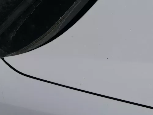 VW Polo 6R 6C Motorhaube Klappe vorn vorne weiß LB9A  - DELLE Knick Bilder! (184493)