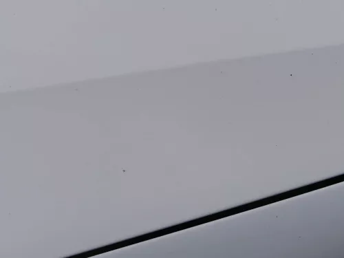 VW Polo 6R 6C Motorhaube Klappe vorn vorne weiß LB9A  - DELLE Knick Bilder! (184493)