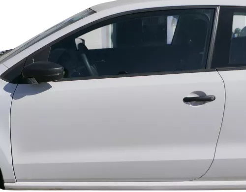 Polo 6R 6C Tür vorne links Fahrertür 2/3-Türer weiß LB9A -ohne Anbauteile (184497)
