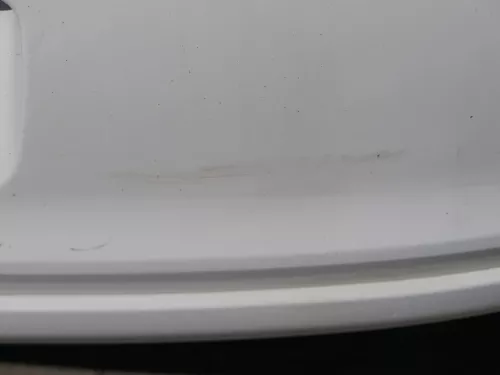 VW Polo 6R Stoßstange Heckstoßstange hinten weiß LB9A   -  MÄNGEL  BILDER ! (184501)