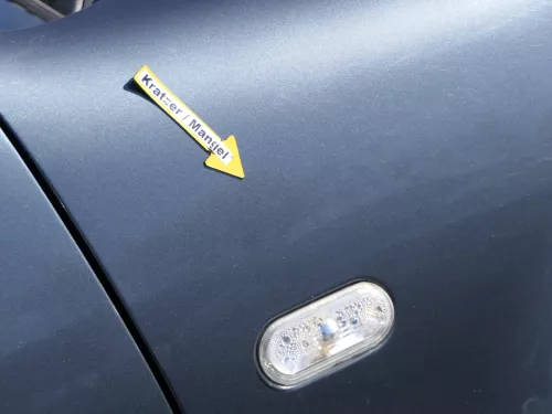 VW Bora Kotflügel vorne rechts original - grau LC7V 1J5821022 (184588)