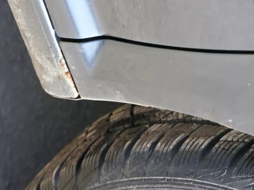 VW Bora Kotflügel vorne rechts original - grau LC7V 1J5821022 (184588)
