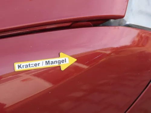 Skoda Fabia 6Y Kotflügel vorne rechts rot braun LF3T auch Kombi Facelift (184629)