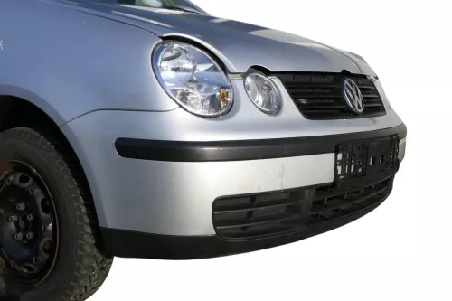 VW Polo 9N Stoßstange Frontstoßstange vorne silber LA7W (184643)