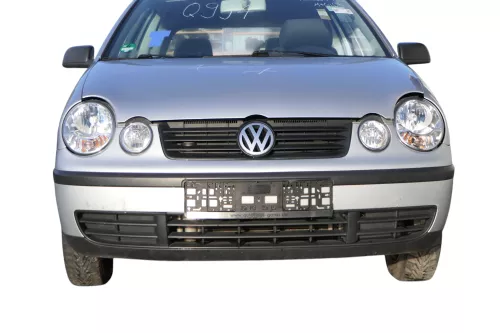 VW Polo 9N Stoßstange Frontstoßstange vorne silber LA7W (184643)