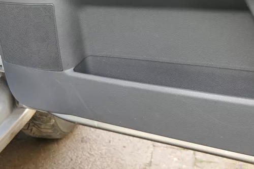 1x VW Polo 9N Türverkleidung Verkleidung Tür vorne rechts 2/3-Türer Griff Öffner (184652)