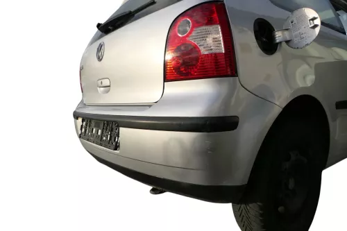 VW Polo 9N 9N3 Stoßstange Heckstoßstange hinten silber grau LA7W (184654)