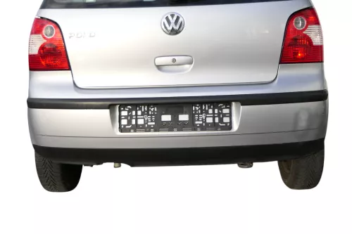 VW Polo 9N 9N3 Stoßstange Heckstoßstange hinten silber grau LA7W (184654)
