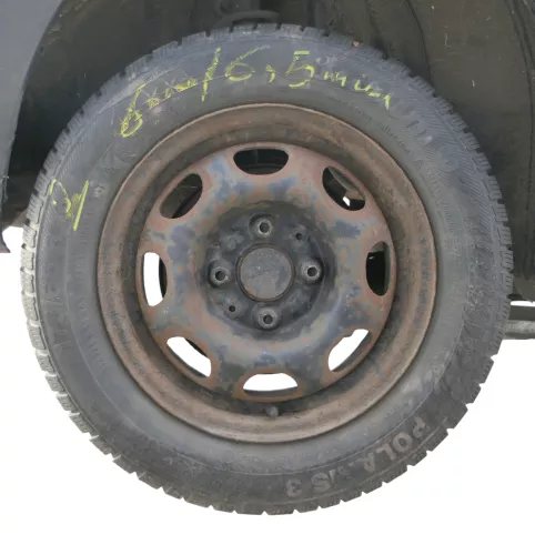 2x VW Polo 6N2 Lupo Felgen 175/65R13 80T Reifen M+S Winterrreifen ca. 6mm (184667)