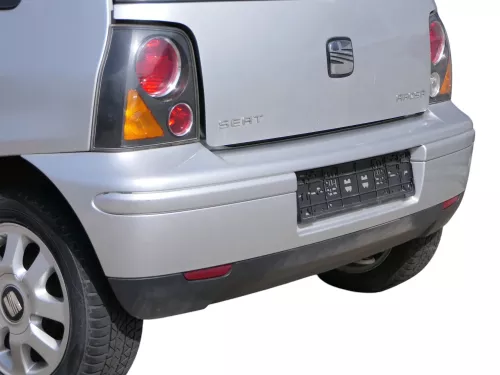 Seat Arosa 6H Stoßstange hinten grau silber LS7N Faceliftmodell Heckstoßstange (184686)