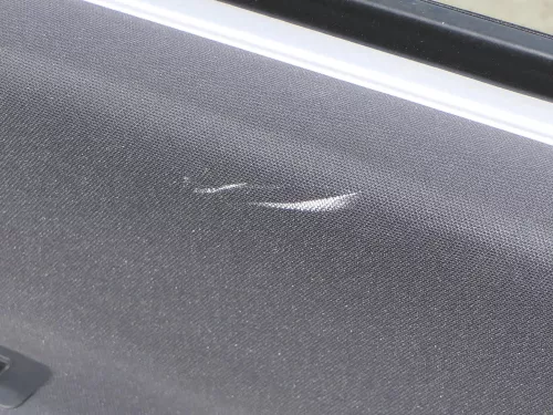 1x VW Lupo Arosa Türverkleidung Verkleidung Tür vorne rechts oben off-black schw (184688)