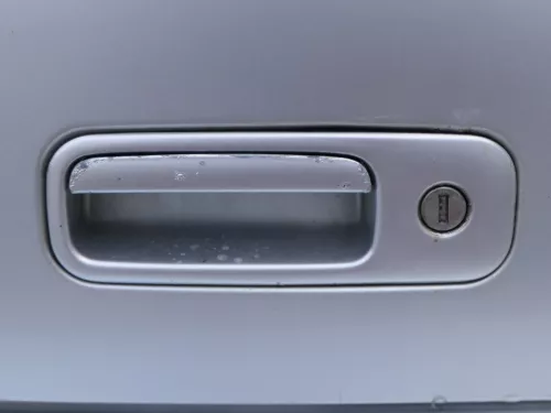 Polo 6N Golf 4  Lupo Griff Heckkklappe Heckklappengriff silber grau LA7W Öffner (184697)