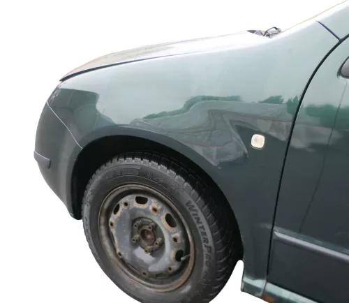 Skoda Fabia 6Y Kotflügel vorne link grün LF8C auch Kombi 