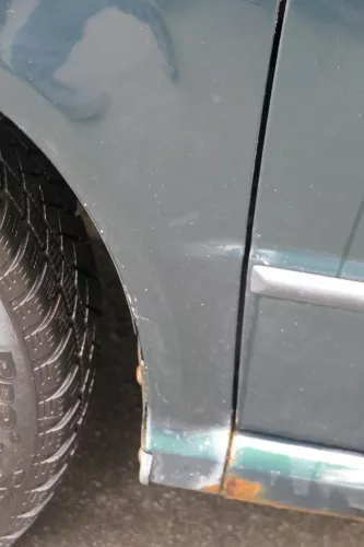 Skoda Fabia 6Y Kotflügel vorne link grün LF8C auch Kombi  (184737)